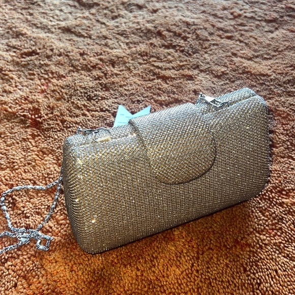 Mini metallic evening bag - Picture 1 of 4
